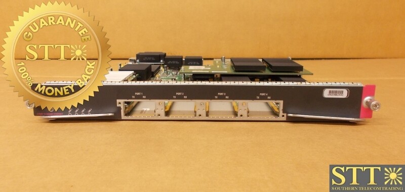 WS-X6704-10GE CISCO V04 CATALYST 6509 4-PT 10-GBE MODULE 68-3148-02 CNUIAMJAAC - USED - 90-DAY WARRANTY