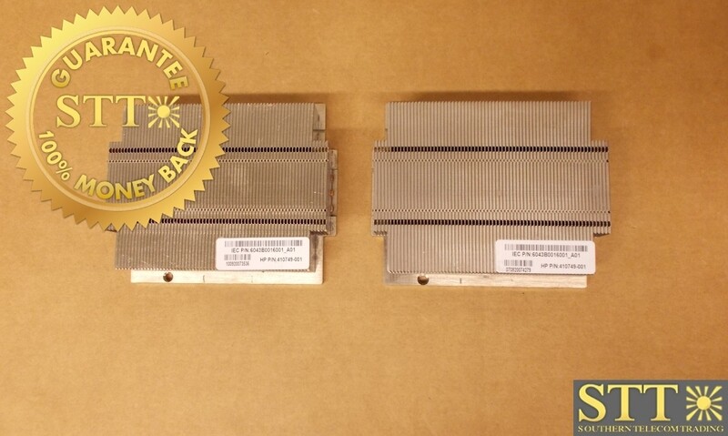 410749-001 HP HEATSINK FOR HP PROLIANT SERVER DL360 G5 ( LOT OF 2 ) - USED - 90 - DAY WARRANTY