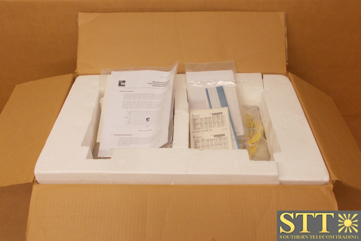 FDF-MOD002 ADC FDF FIBER PANEL 72 FC/UPC W PIGTAILS SINGLEMODE 8&quot;X23&quot; PUTTY - NEW - 90 - DAY WARRANTY