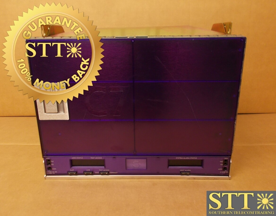 100-00007 CALIX C7 SHELF WITH FAN TRAY ASSEMBLY 100-00009 SOM1A00ARC REV 23- USED - 90 - DAY WARRANTY