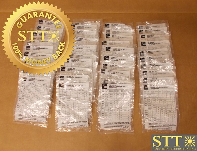 BNC-3 ADC BNC STRT PLUG 75 OHM 735 N ( LOT OF 40 ) NEW - 90 -DAY WARRANTY