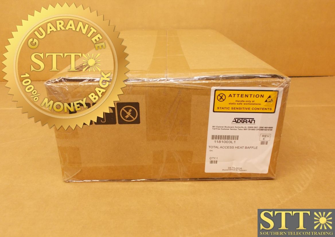1181003L1 ADTRAN TOTAL ACCESS HEAT BAFFLE 23&quot; NEW - 90 DAY WARRANTY
