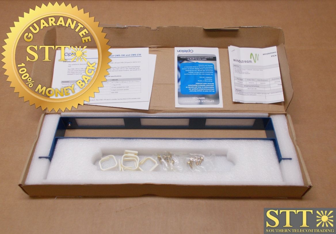 1000-8800 OPTELIAN CMS-190 19&quot; 1U SHELF WOMLY10RRA - NEW - 90 - DAY WARRANTY
