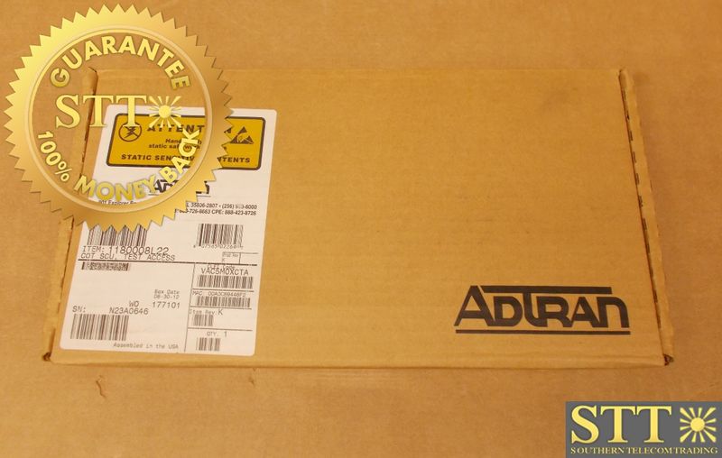 1180008L22 ADTRAN TA1500 COT SCU TEST ACCESS MODULE VAC5M0XCTA - NEW - 90 - DAY WARRANTY