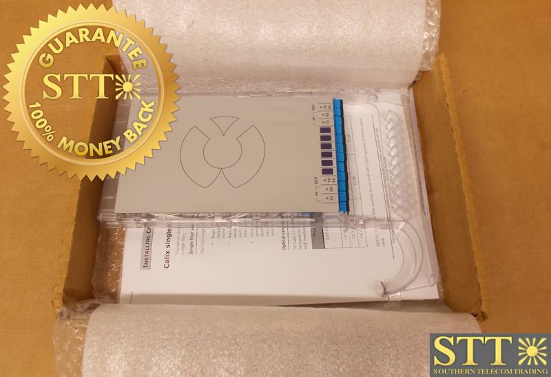 100-00359 CALIX SINGLE-FIBER CIRCULATOR CASSETTE – 2 INTERFACE, SC/UPC - NEW - 90 - DAY WARRANTY