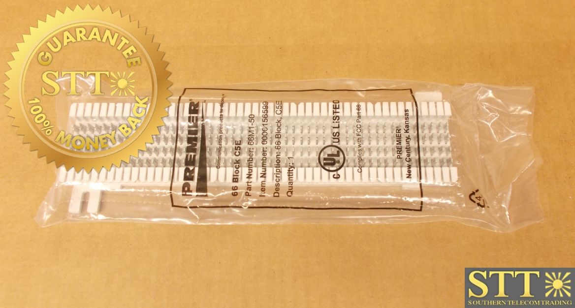 66M1-50 PREMIER 66 BLOCK C5E 0000156599 - NEW - 90 - DAY WARRANTY