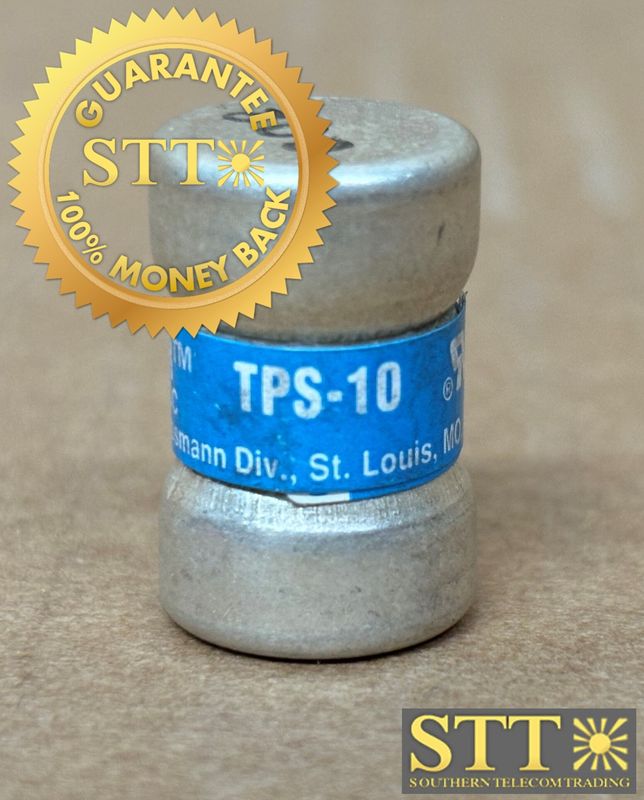 TPS-10 COOPER BUSSMANN TELEPOWER 10A 170VDC FUSE - NEW - 90-DAY WARRANTY