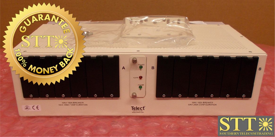 009-6212-2100 TELECT 200 AMP DUAL FEED 6/6 CIRCUIT BREAKER PANEL XCWYACFDAA - REFURBISHED - 90 DAY WARRANTY