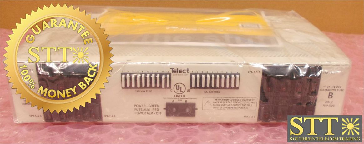 009-8005-0810 TELECT FUSE PANEL 350A DUAL-FEED 8/8-TPA 10/10 GMT XCM1B00BRA NEW - 90 DAY WARRANTY