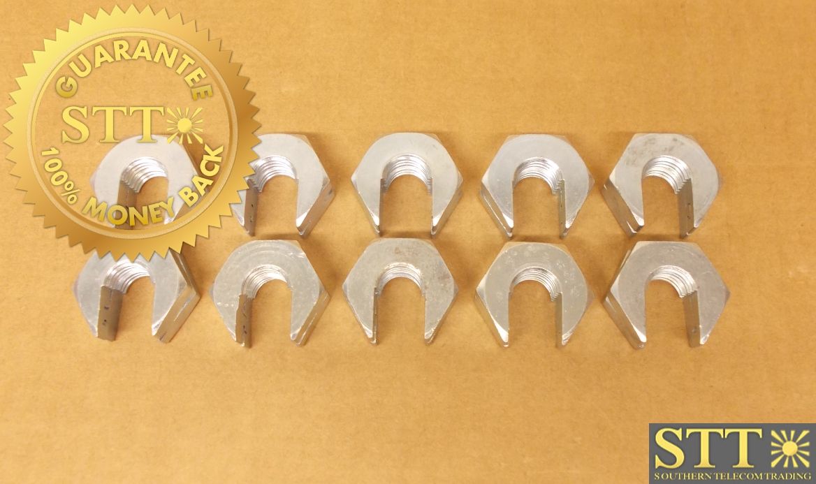 SLN58 SLIP-ON LOCKNUTS 5/8-11 STEEL ZINC (LOT OF 10 ) - NEW - 90 DAY WARANNTY