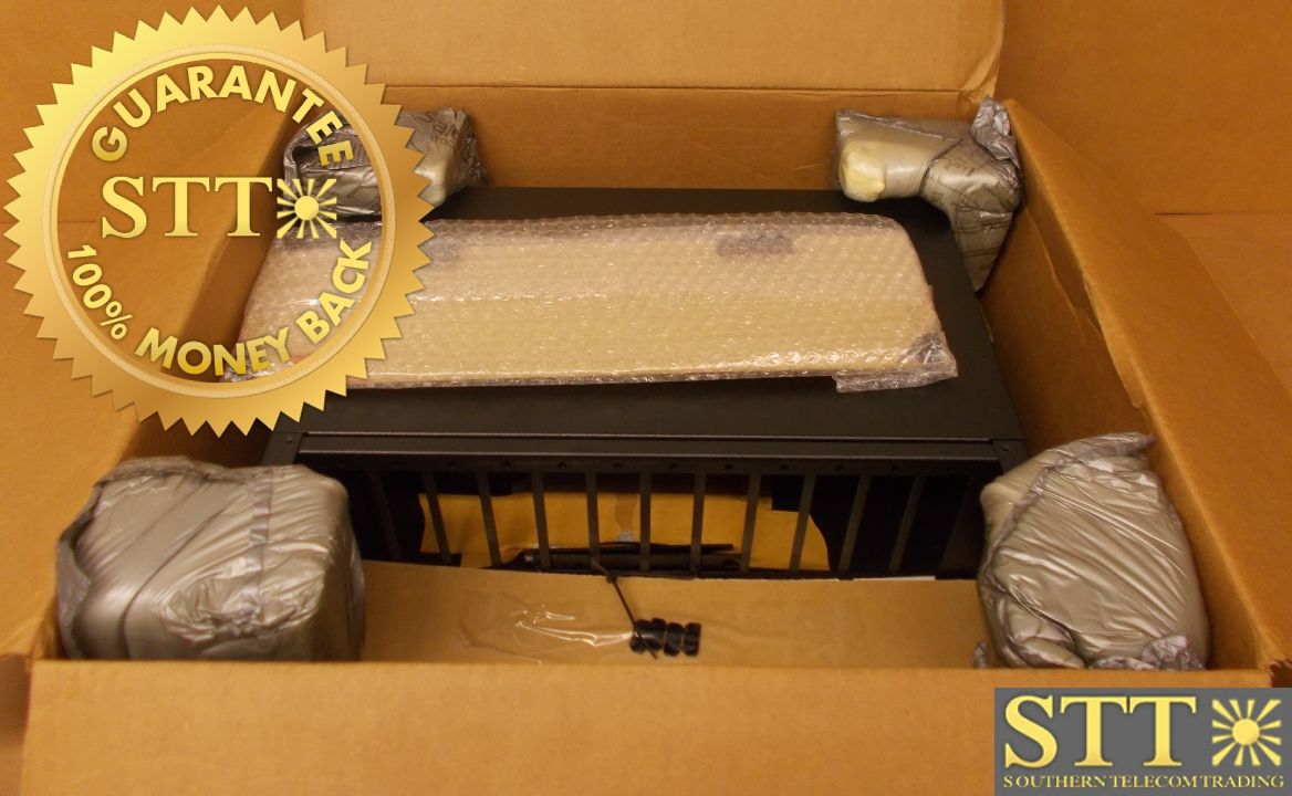 RTC72B OCC 3RU EMPTY FIBEROPTIC FIBER/CABINET RACK MOUNT STEEL BLACK - NEW - 90 - DAY WARANNTY