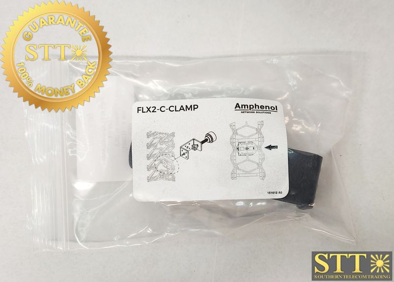 FLX2-C-CLAMP AMPHENOL 2&quot; FLEXTRAX C-CLAMP - NEW -90 DAY WARRANTY