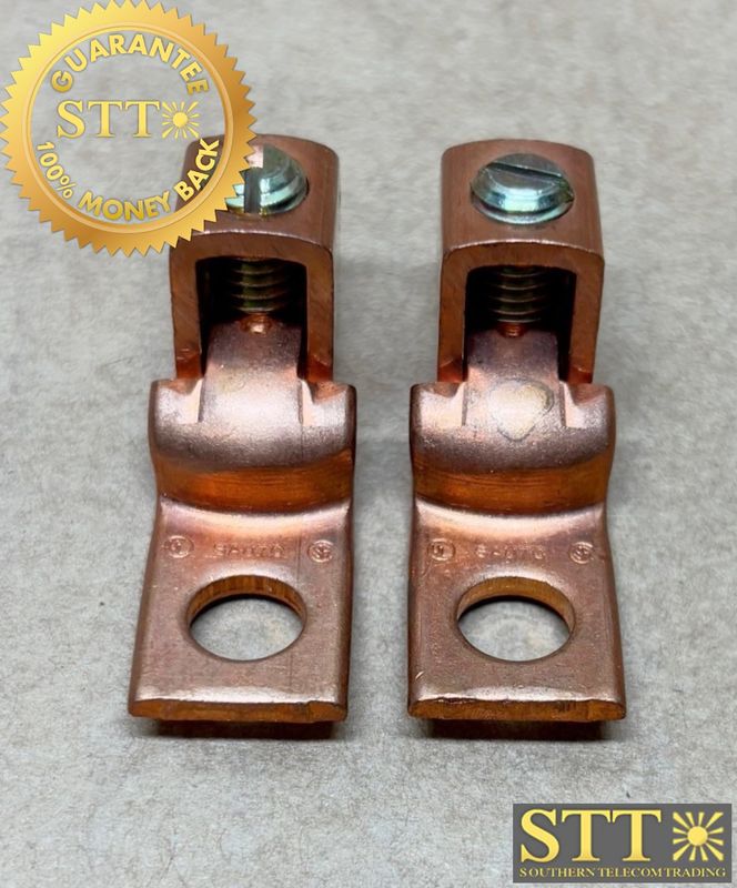 SAU70  ILSCO COPPER TERMINAL LUG (LOT OF 2) - NEW - 90-DAY WARRANTY