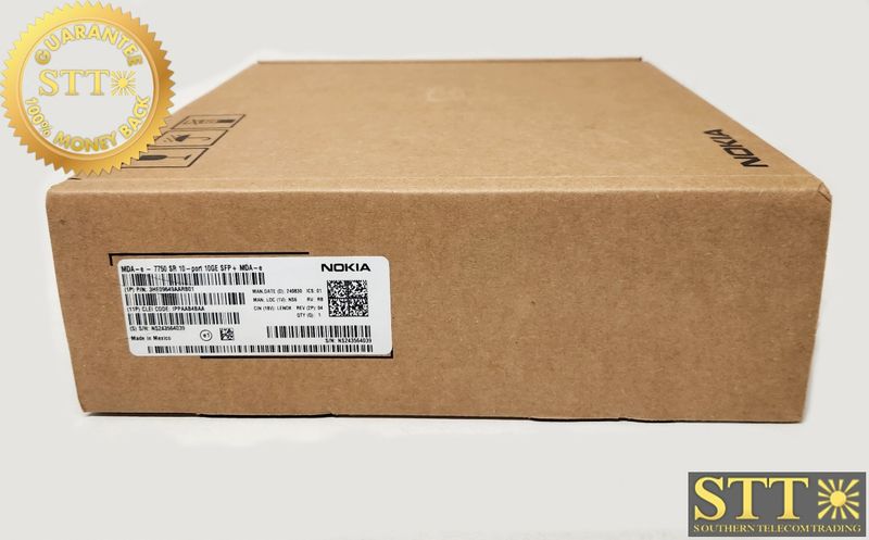 3HE09649AA NOKIA 7750 SR 10 Port 10GE SFP+ MDA-E REV-RB01 IPPAAB4BAA NEW - 90 DAY WARRANTY