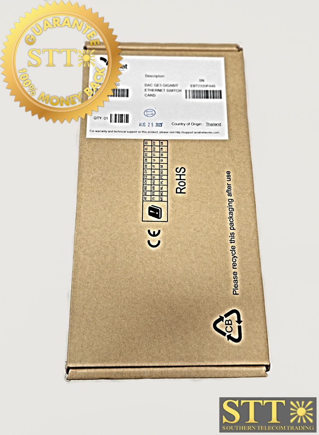 EXD-181-002 AVIAT NETWORKS DAC GE3 GIGABIT ETHERNET SWITCH CARD - NEW - 90 DAY WARRANTY