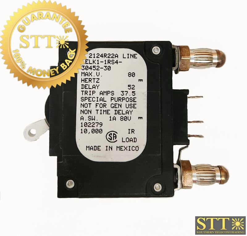 LELK1-1RS4-30452-30 AIRPAX 30 AMP BULLET CIRCUIT BREAKER NEW - 90 DAY WARRANTY