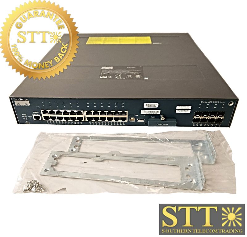 ME-C6524GT-8S CISCO V05 CISCO ME 6524 24 PORT ETHERNET SWITCH COM8510ARB 68-2503-06 - 90 DAY WARRANTY