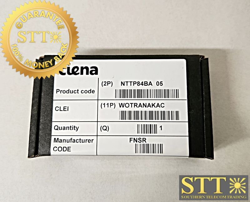 NTTP84BA NORTEL OME 6500 MLTRATE XFP TRNCVR OCR 192 WOTRANAKAC NEW - 90 DAY WARRANTY