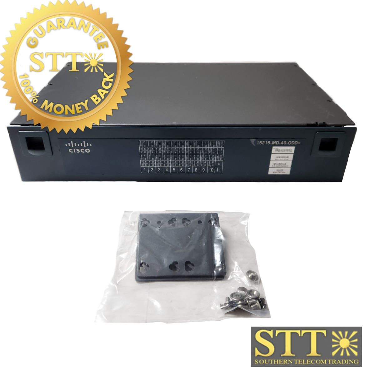 15216-MD-ODD-LIC CISCO 800-33951-02 MUX PATCH PANEL 100GHZ ODD LICENSE R WMMYAJTGRA REF - 90-DAY WARRANTY