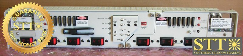 16183-10+70 TELECT FUSE PANEL/PDU, 3KW MOD DUAL 4CB 4 FUSE, ALARM, BAT MON REFURBISHED - 90 DAY WARRANTY