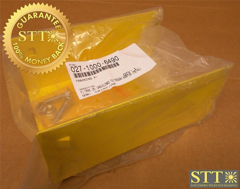 027-1000-6490 TELECT WAVETRAX 6&quot; CABLELINKS TO TROUGH ADAPTER METAL NEW - 1 YEAR WARRANTY