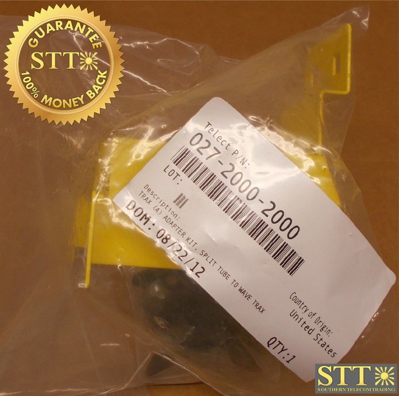 027-2000-2000 TELECT WAVETRAX 4 INCH SPLIT TUBE ADAPTER KIT METAL NEW - 1 YEAR WARRANTY