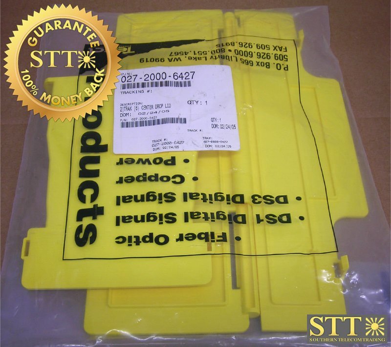 027-2000-6427 TELECT WAVETRAX 6&quot; CENTER DROP COVER NEW - 1 YEAR WARRANTY