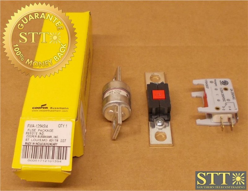 FWA-125ASI4 BUSSMAN FWA-125B FUSE W/ INDICATOR ASSEMBLY NEW - 90 DAY WARRANTY