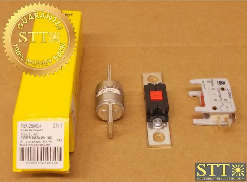 FWA-250ASI4 BUSSMAN FWA-250B FUSE W/ INDICATOR ASSEMBLY NEW - 90 DAY WARRANTY