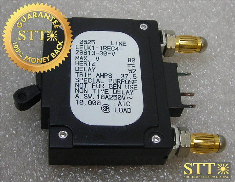 LELK1-1REC4-29813-30-V AIRPAX 30 AMP BULLET BREAKER REFURBISHED - 90 DAY WARRANTY
