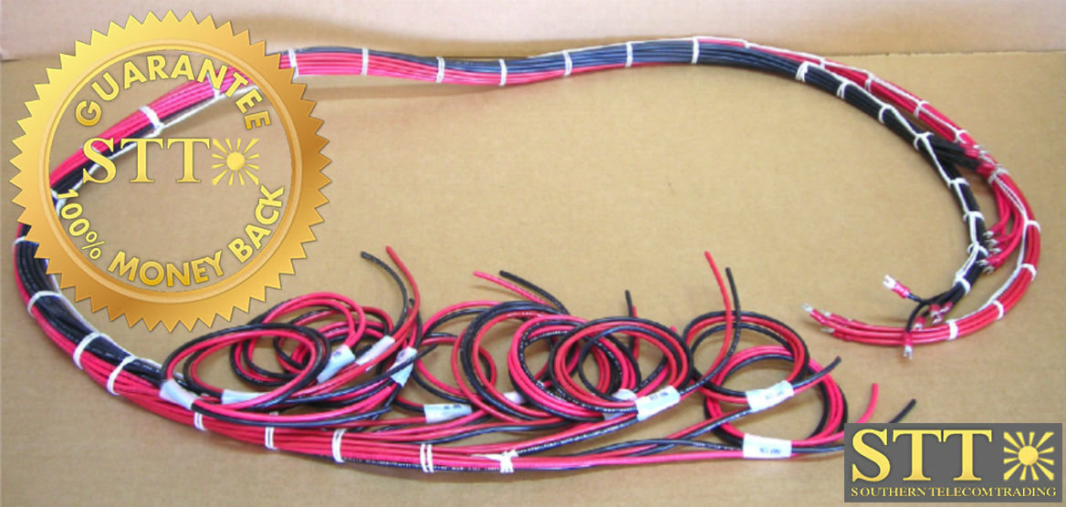2-NAVHARN7-12 POWER CABLE 12-BLACK 12-RED 6FT (STAGGERED 4-6 FT) NEW - 90 DAY WARRANTY