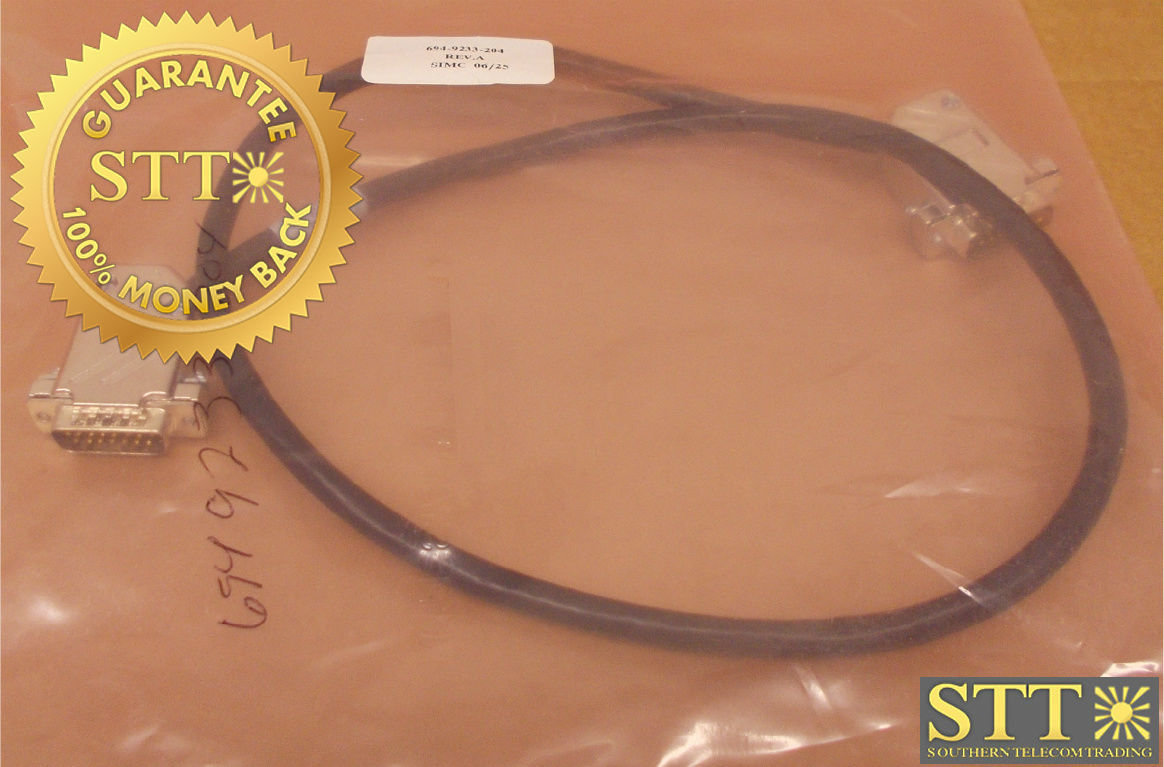 694-9233-204 ALCATEL CABLE ASSEMBLY CONNECTORIZED 163X SX 3-FT NEW - 90 DAY WARRANTY