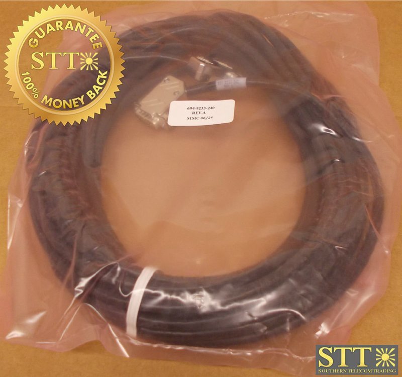 694-9233-240 ALCATEL CABLE ASSEMBLY CONNECTORIZED 163X SX 40-FT NEW - 90 DAY WARRANTY