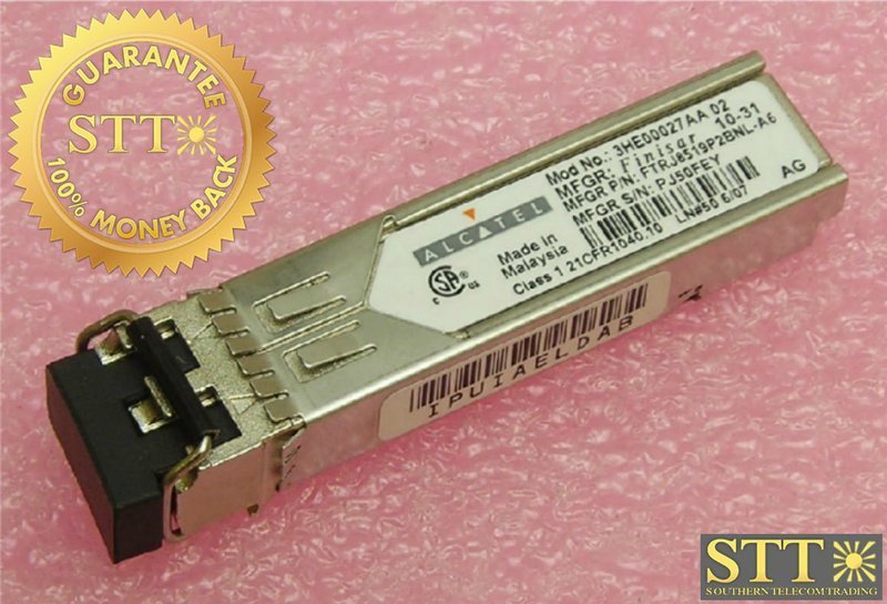 3HE00027AA ALCATEL 7750 SR-1 1-PORT 1000BASE-SX SFP IPUIAELDAB (3HE00027AA02) REFURBISHED - 90 DAY WARRANTY