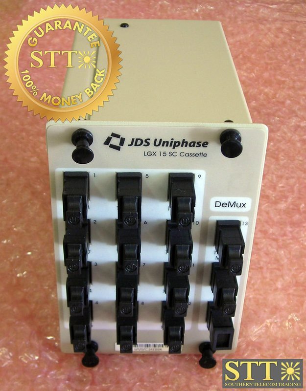 540.200.006 JDS UNIPHASE LGX 15 SC DE-MULTIPLEXER UNIT WMMC36EBRA REFURBISHED - 90 DAY WARRANTY