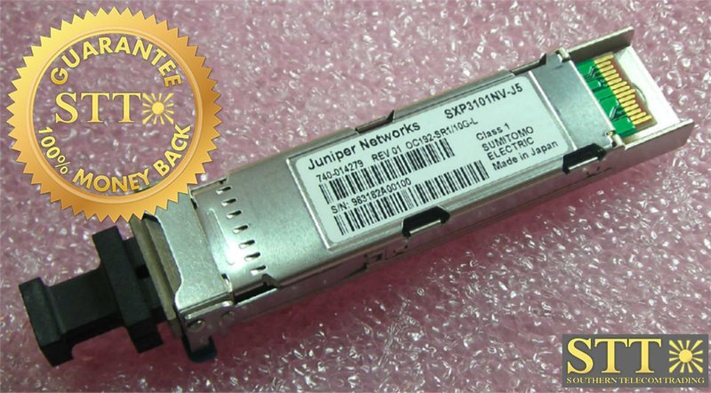 740-014279 JUNIPER T640 XFP 10G SR1 10KM TRANSCEIVER IPU2AJRRTB REFURBISHED - 90 DAY WARRANTY