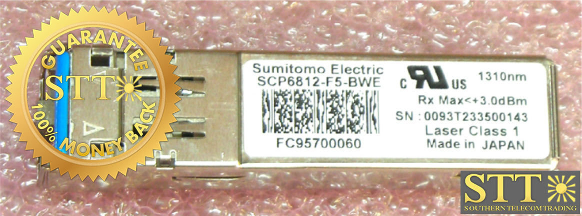 FC95700060 FUJITSU FW4100 OC-12 1310NM LR SFP SCP6812-F5-BWE WMOTBANHAA REFURBISHED - 90 DAY WARRANTY