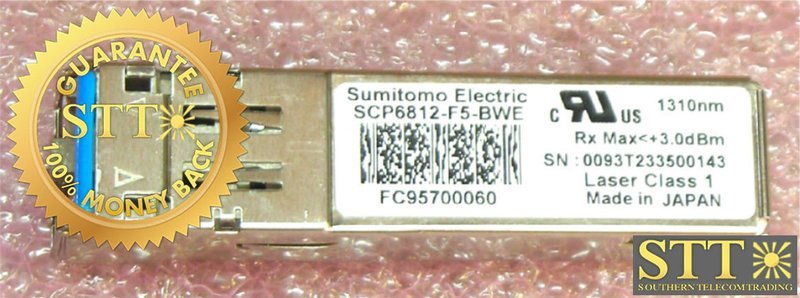 FC95700060 FUJITSU FW4100 OC-12 1310NM LR SFP SCP6812-F5-BWE WMOTBANHAA REFURBISHED - 90 DAY WARRANTY