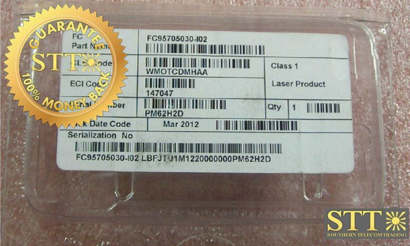 FC95705030 FUJITSU I02 FW7500 GBE/FC1/FC2 SFP TRANSCEIVER WMOTCDMHAA NEW - 90 DAY WARRANTY