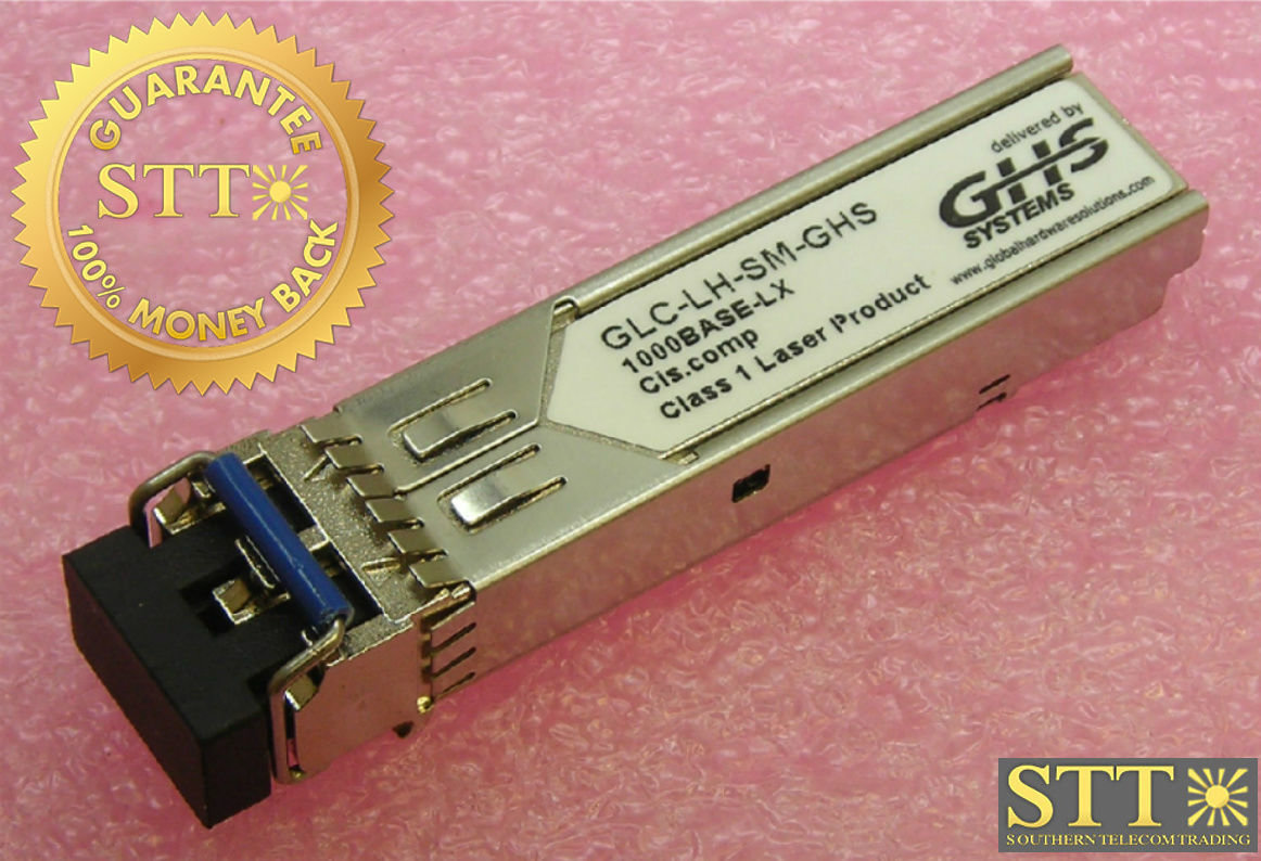 GLC-LH-SM-GHS GHS SYSTEMS 1000BASE-LX TRANSCEIVER SOOTAE8DAA REFURBISHED - 90 DAY WARRANTY