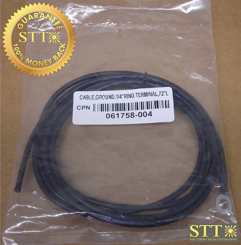 061758-004 ATEK GROUND CABLE 1/4 INCH RING TERMINAL 72 INCH NEW - 90 DAY WARRANTY