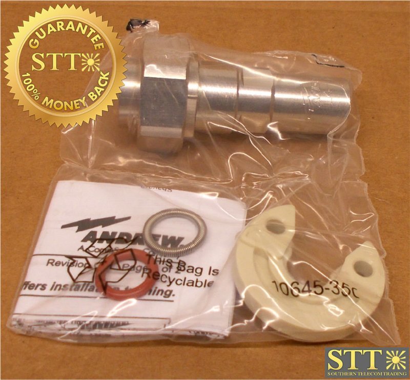 L4TDM-PS ANDREW 7/16 DIN MALE POSITIVE STOP CONNECTOR (LOT OF 5) NEW - 90 DAY WARRANTY