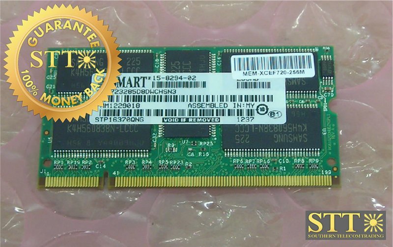 MEM-XCEF720-256M CISCO CATALYST 6500 256MB DDR XCEF720 MEMORY REFURBISHED - 90 DAY WARRANTY