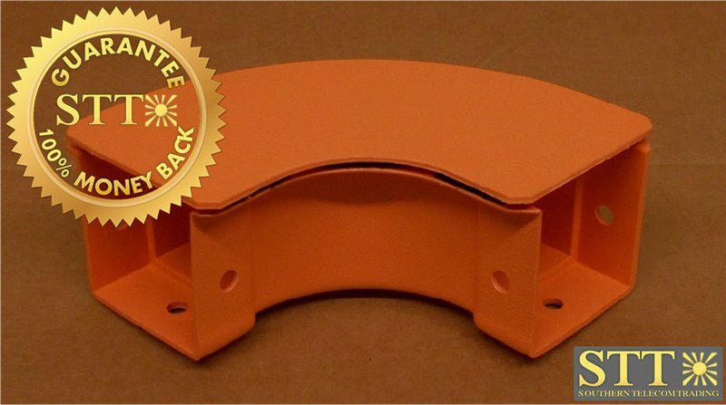 FRS-9HE-22RGP TYCO LIGHTRAX / DITEL 2X2 HORIZONTAL ELBOW 90 DEG W/CVR ORANGE NEW - 1 YEAR WARRANTY