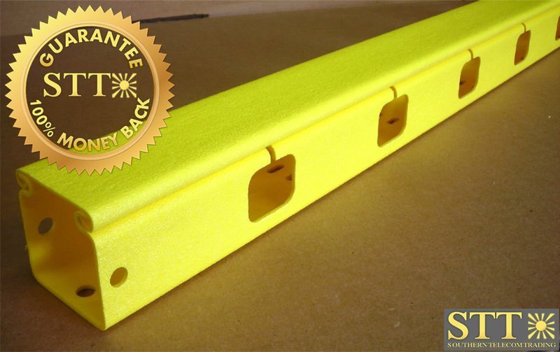 FRS-SLWC-22YLP TYCO LIGHTRAX / DITEL 2X2 SLOTTED CHANNEL W/CVR PREDRILLED 6&#39; NEW - 1 YEAR WARRANTY