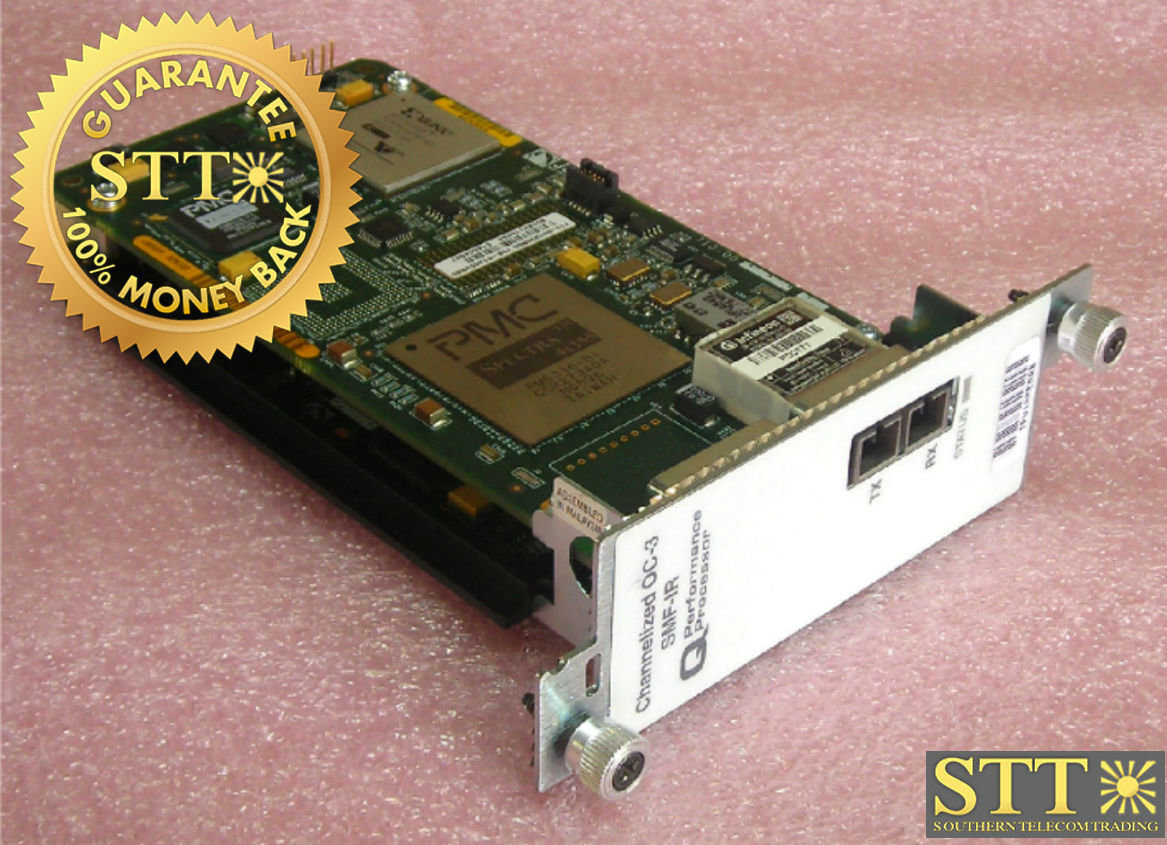 PB-1CHOC3-SMIR-QPP-B JUNIPER 1-PORT CHANNELIZED OC3 IPUIAMEMAB REFURBISHED - 90 DAY WARRANTY