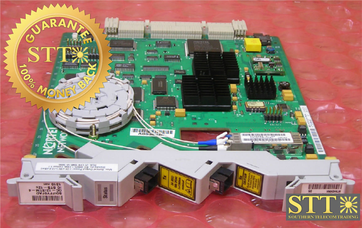NTN404MA NORTEL EXPRESS GX OC12 IC 1310NM STS12C INTERFACE SOIFFY0FAD REFURBISHED - 90 DAY WARRANTY