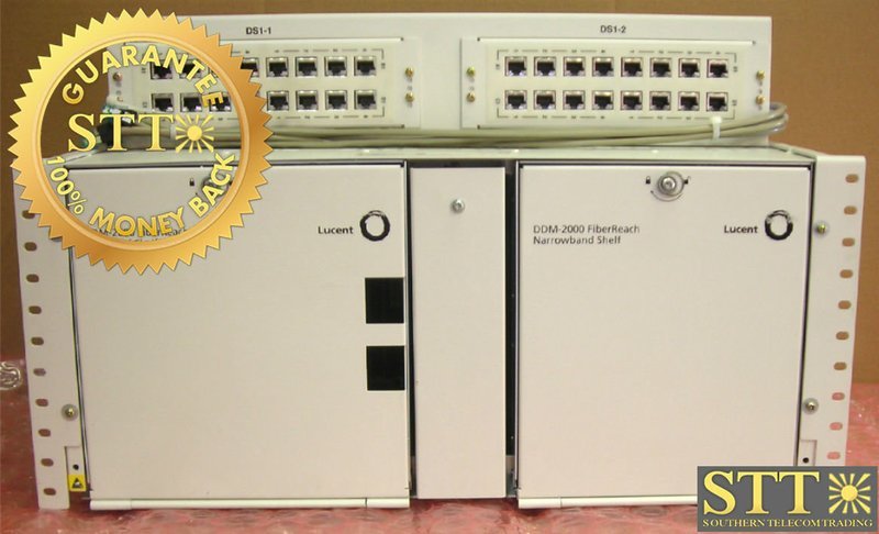ED8C843-31 G8 LUCENT SHELF DDM 2000 FIBER REACH SYSTEM WITH 8-FT CABLE ASSEMBLY REFURBISHED - 90 DAY WARRANTY