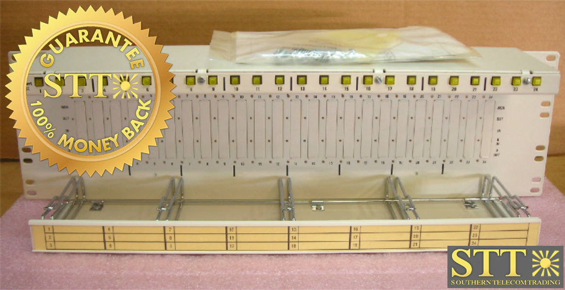 STSX-F1-24/7-BNC LUCENT STS-1 CROSS CONNECT 24 MODULE PANEL SNMYACRDAA NEW - 90 DAY WARRANTY
