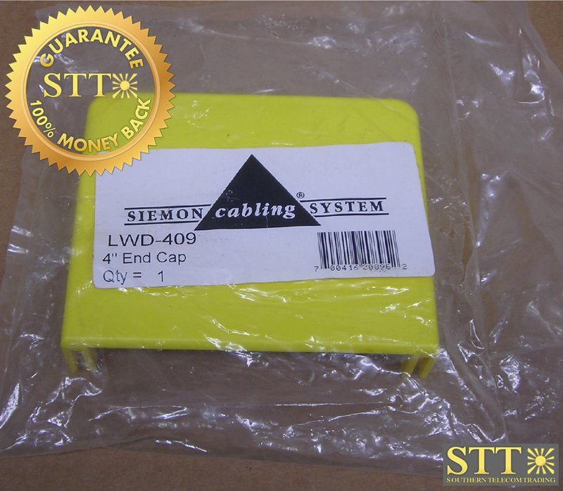 LWD-409 SIEMON 4 INCH END CAP NEW - 90 DAY WARRANTY